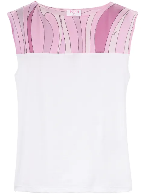 PUCCI Marmo-print top