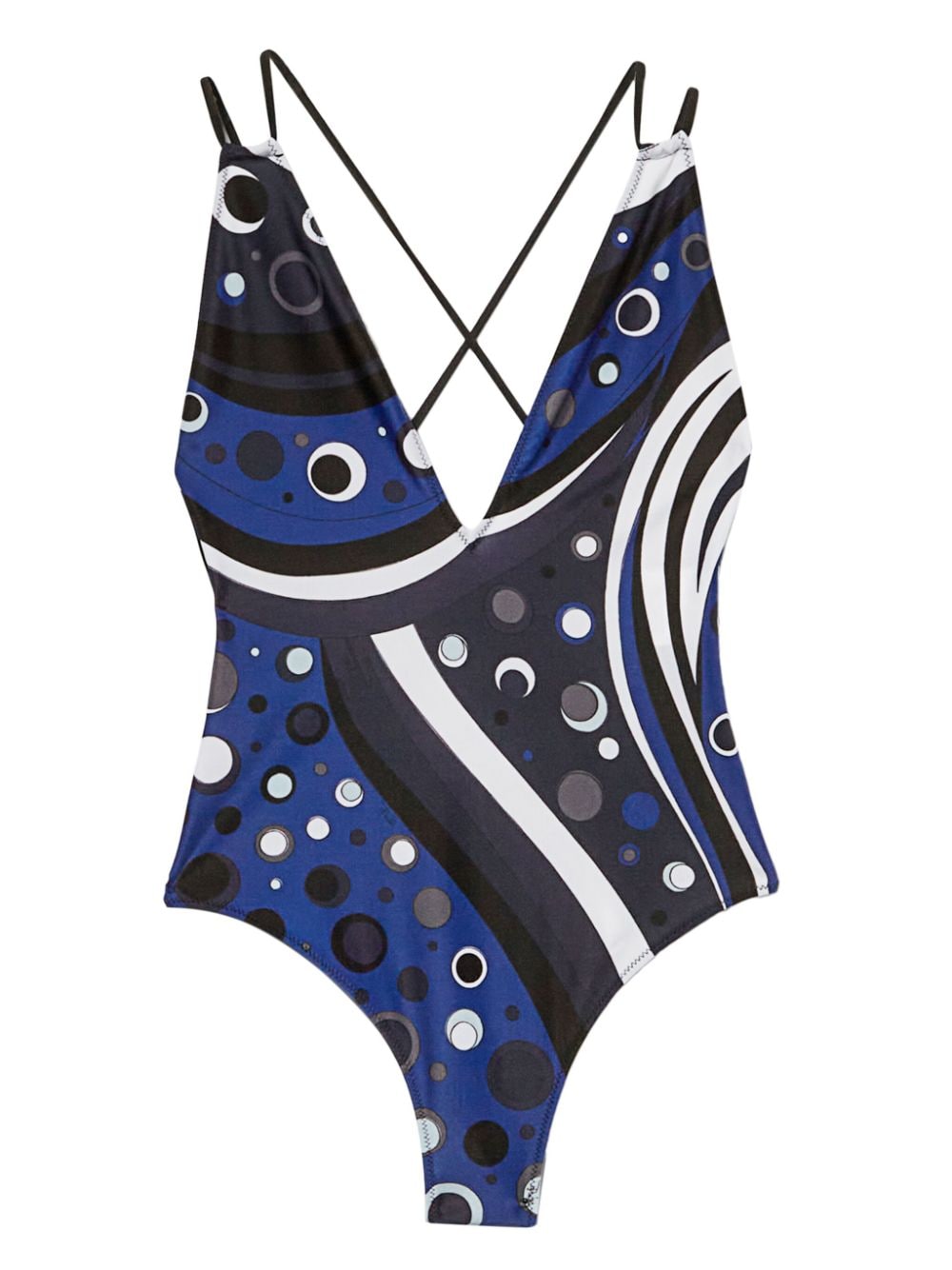 PUCCI Fontane badpak met print Blauw