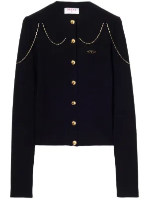 EMILIO PUCCI カーディガン Emilio Pucci Printed Velvet Sleeveless Jacket