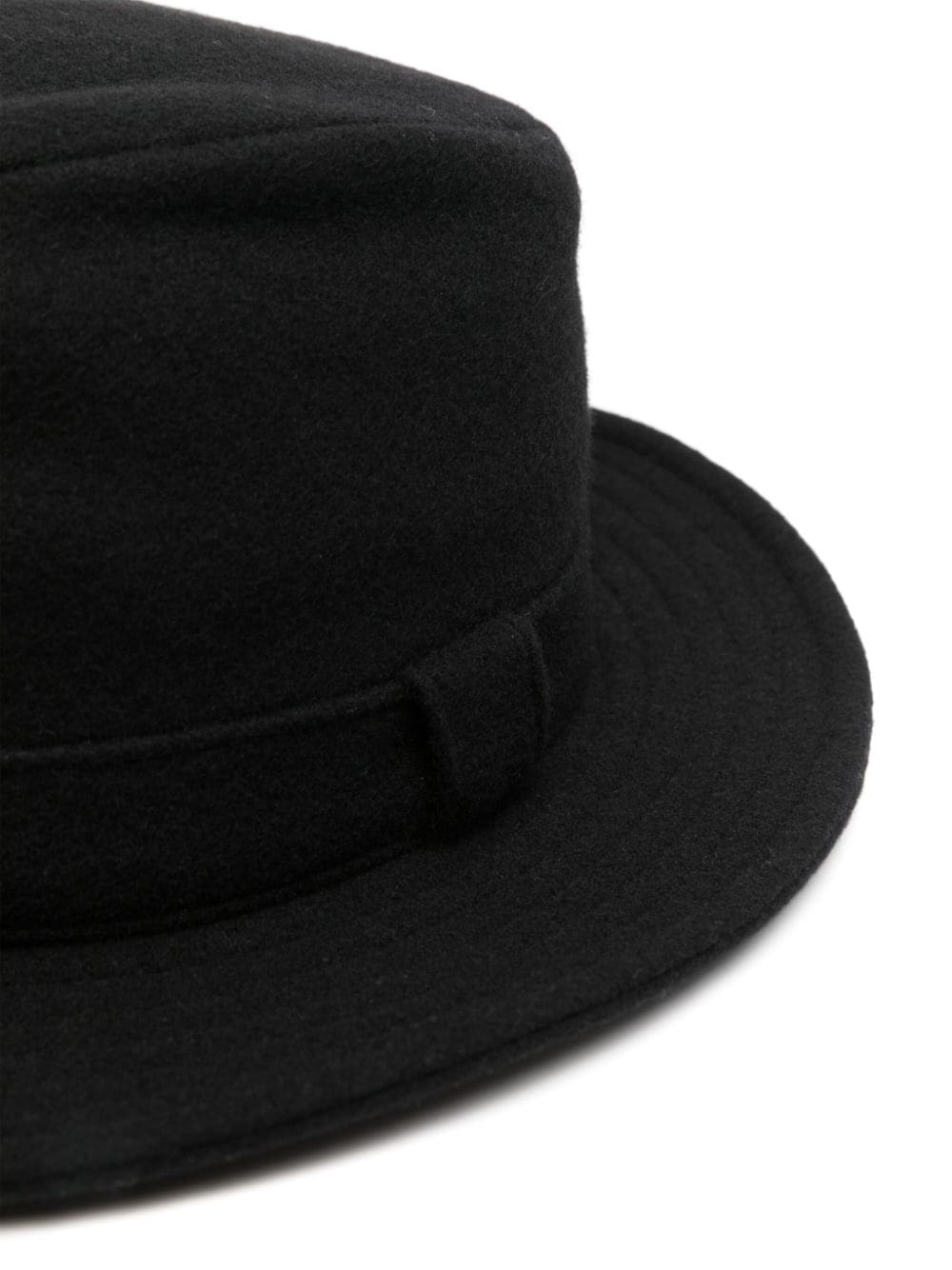 Shop Yohji Yamamoto Felted Hat In Black