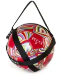 PUCCI abstract-print soccer ball - Red