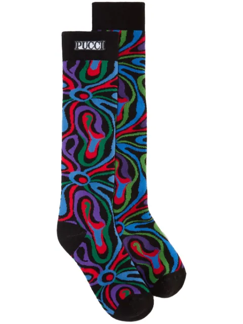 PUCCI calcetines con motivo Marmo en jacquard