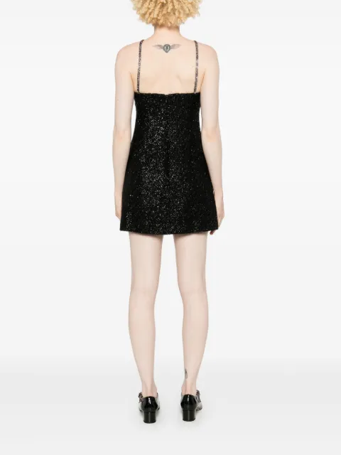 Self-Portrait halterneck mini dress AW24019SAB - 3