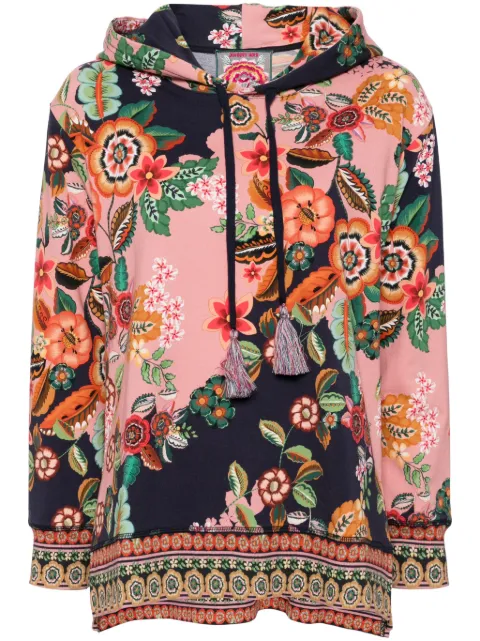 Johnny Was high-low hem hoodie