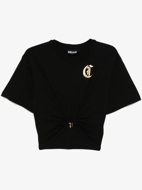 Just Cavalli ring-detail T-shirt