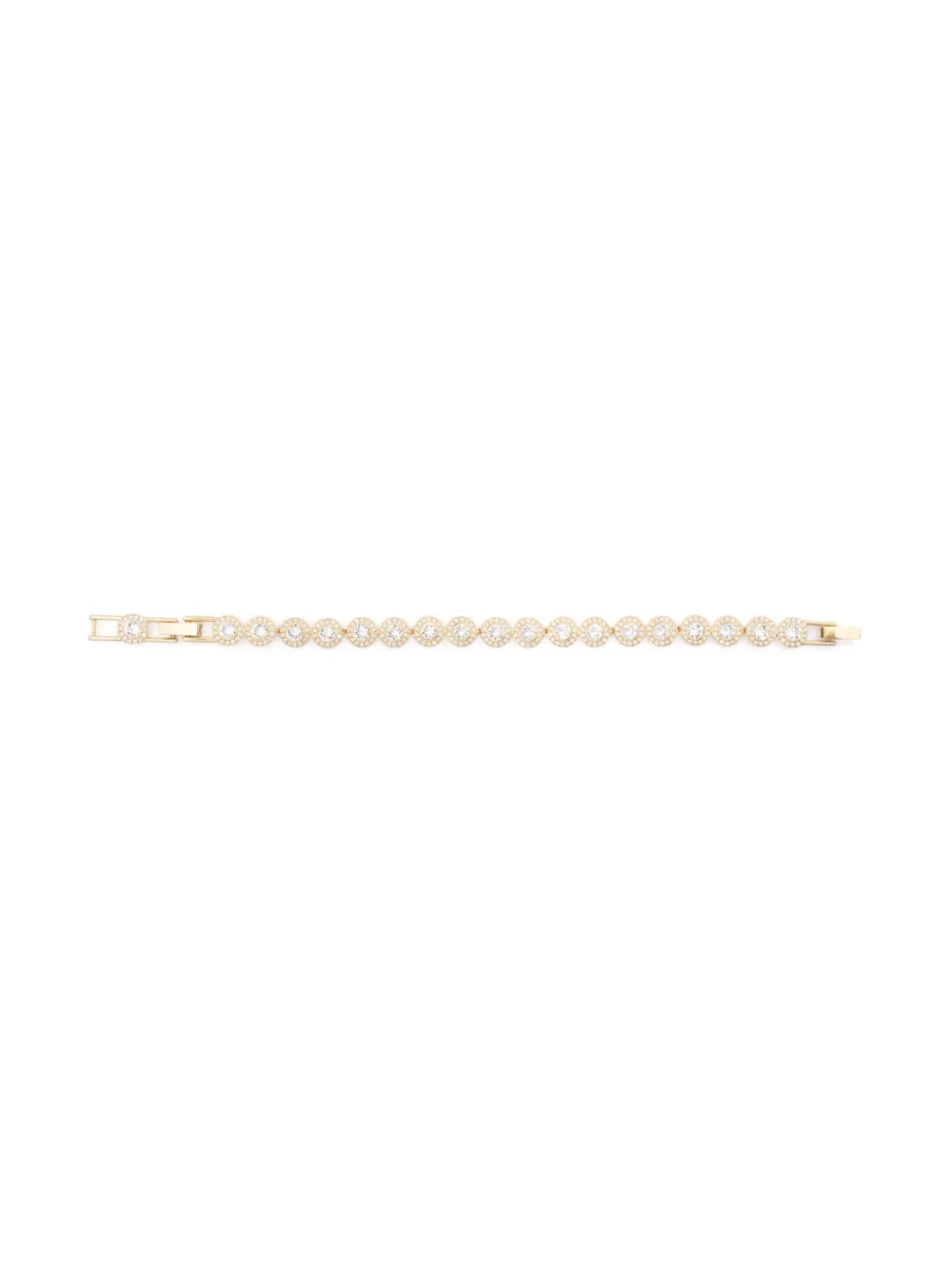 Swarovski Una Angelic Tennis Bracelet In 金色