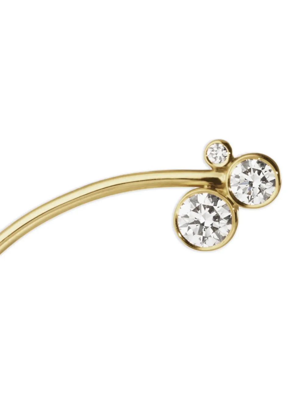 Sophie Bille Brahe Stella Diamond Earring in Yellow, view 3