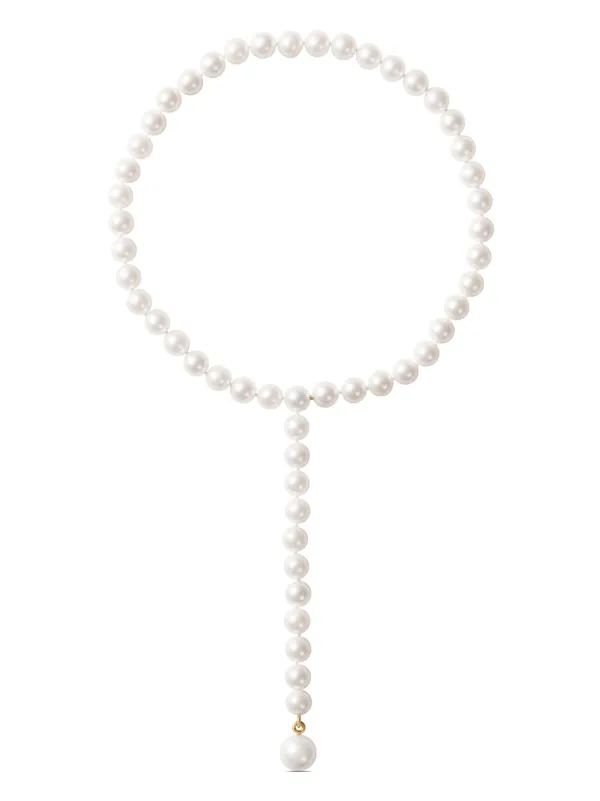 Sophie Bille Brahe 14kt Recycled Yellow Gold La Belle Freshwater Pearl Necklace
