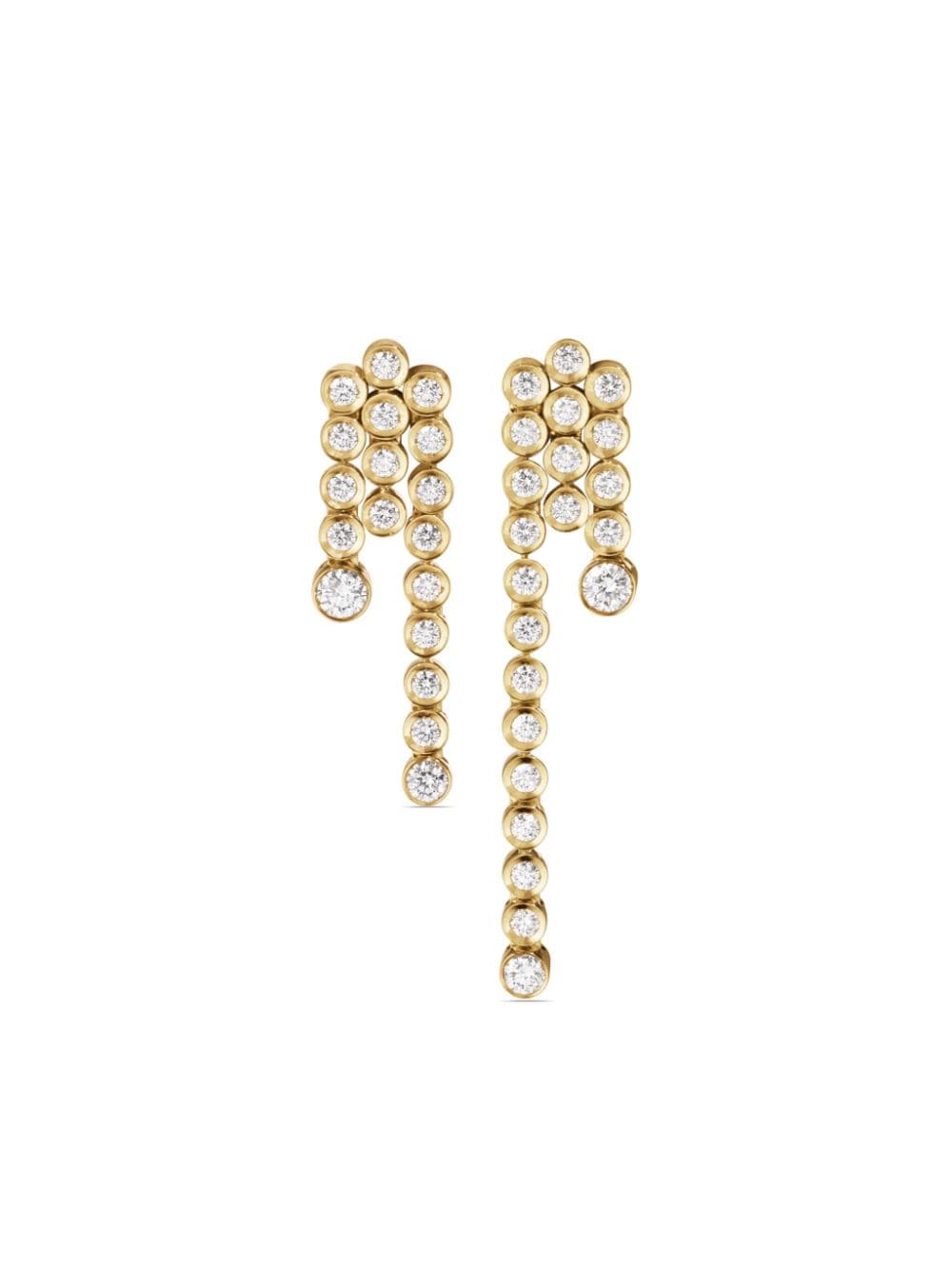 18kt yellow gold La Danse Diamant diamond earrings