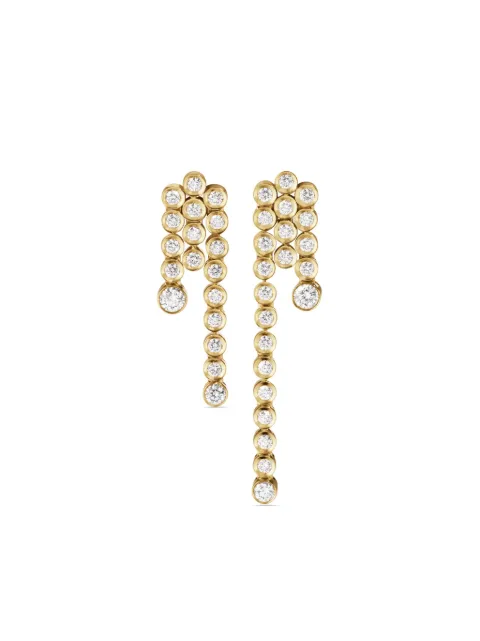 Sophie Bille Brahe 18kt yellow gold La Danse Diamant diamond earrings