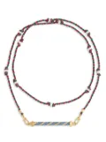 Marie Lichtenberg 18kt yellow gold Candy Cane diamond necklace