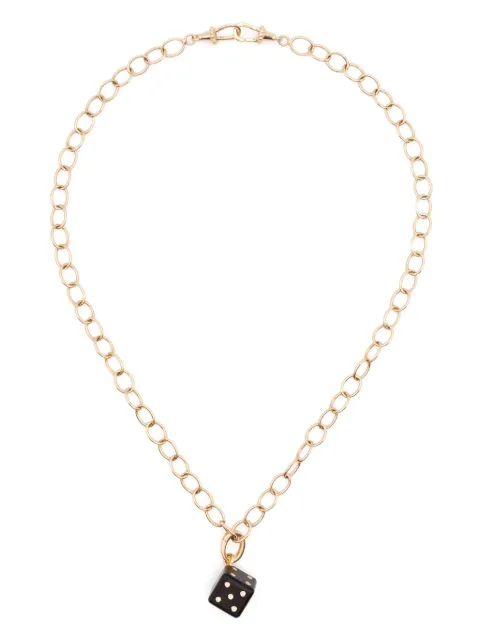 Marie Lichtenberg 18K yellow gold Dado diamond necklace