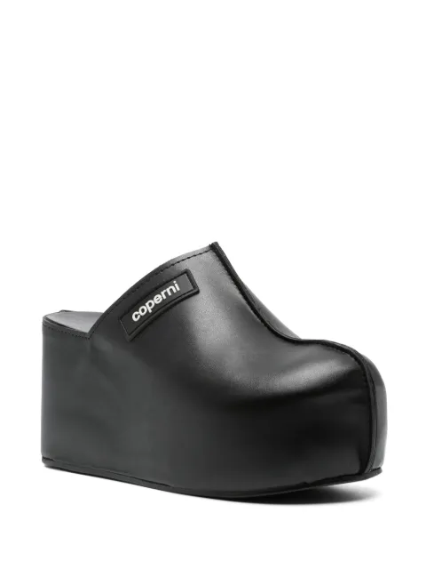 Coperni 85mm rubberised-logo mules COPSH38F6015 - 1