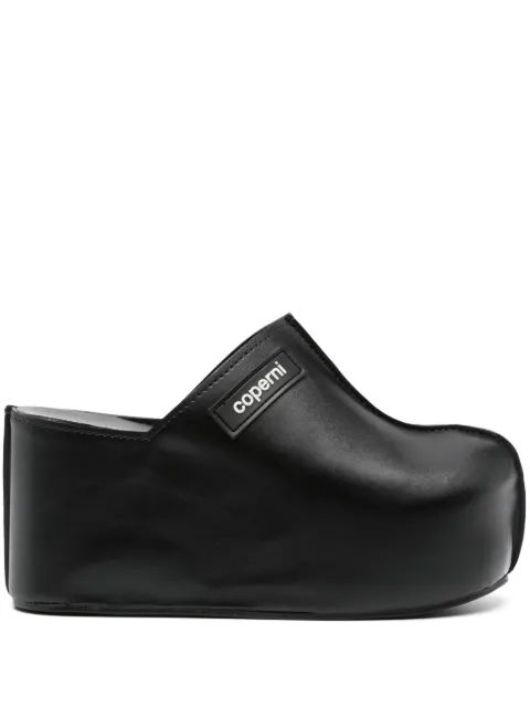 Coperni mules con logo de goma y tacón de 85mm