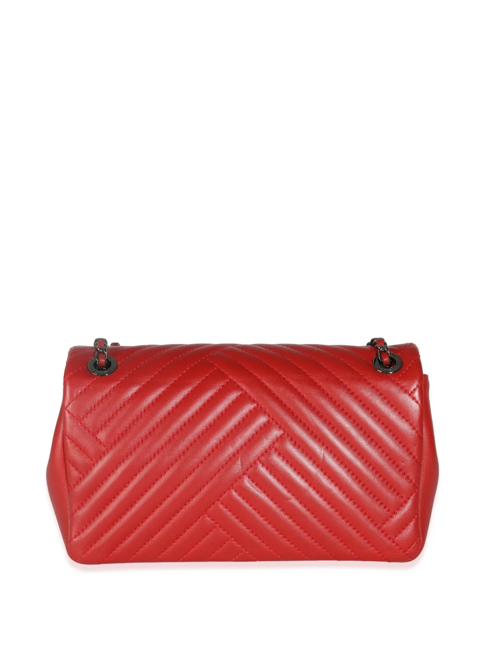 CHANEL Pre-Owned 2015-2016 small Classic Flap schoudertas - Rood