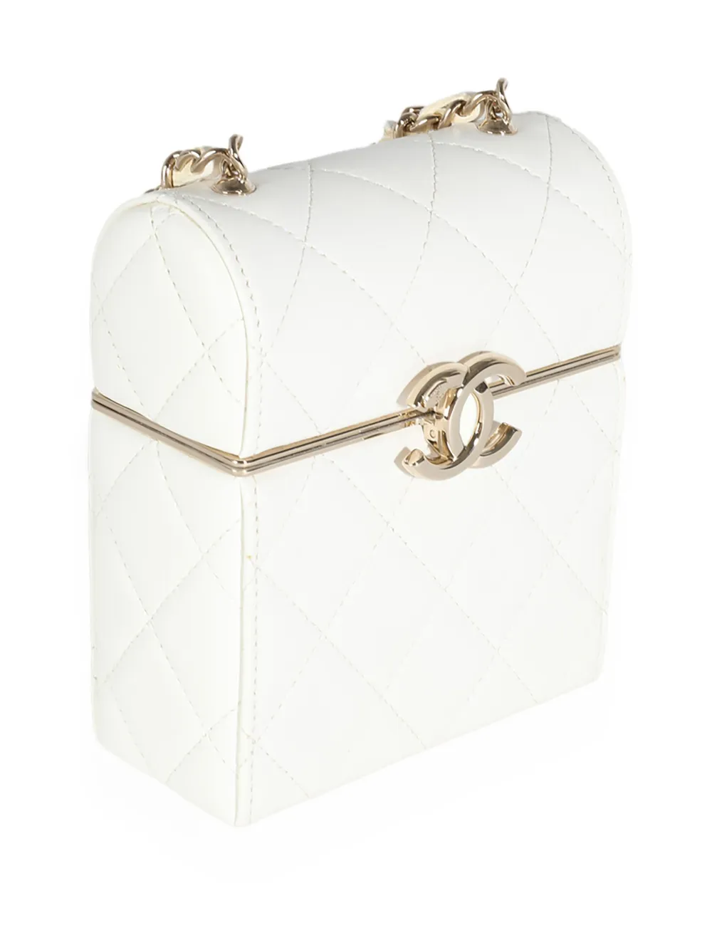 CHANEL Pre-Owned 2022 mini diamond-quilted box clutch bag | Pre-Owned | Image 2