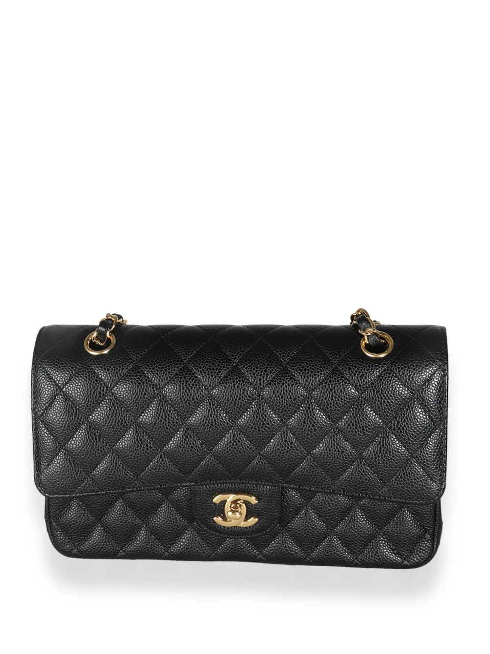 CHANEL Pre-Owned 2018-2019 medium Double Flap shoulder bag | Black | Image 1