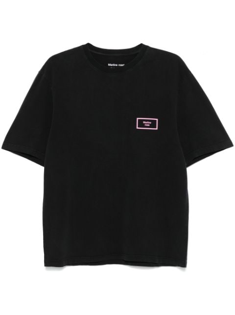 Martine Rose rubberised-logo T-shirt