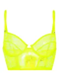 Maison Close half-cup bra - Yellow