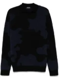 DONDUP patterned intarsia knit sweater - Blue