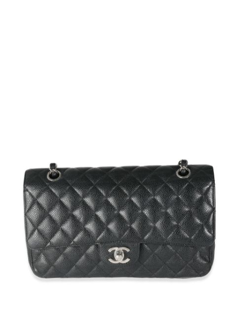 HOT SALE CHANEL 2006-2008 medium Double Flap shoulder bag Men