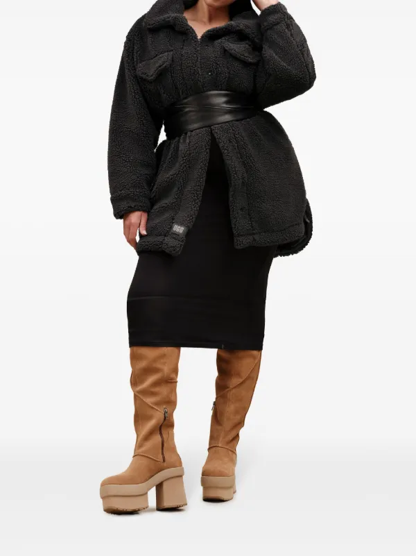 UGG New Heights プラットフォーム ブーツ | ブラウン | FARFETCH JP