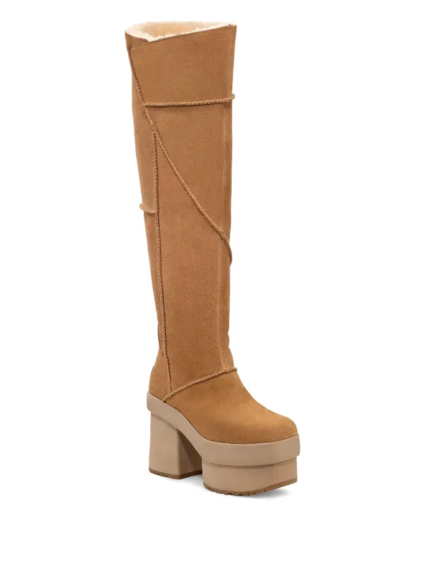 UGG New Heights ブーツ ブラウン UGG New Heights Boots | Brown | FARFETCH