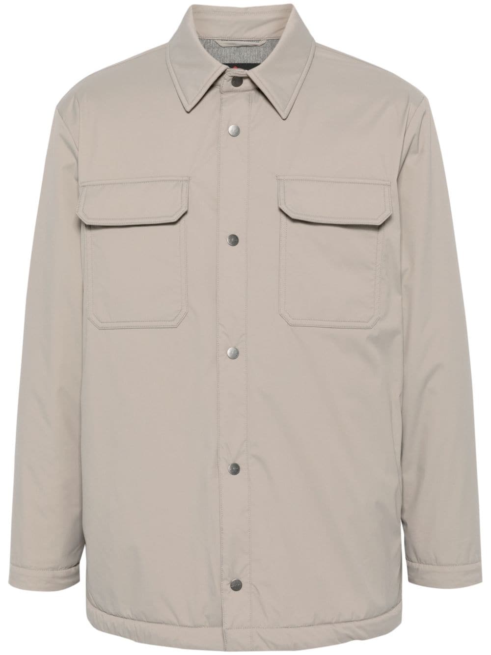 Kiton Gewatteerd jack Beige