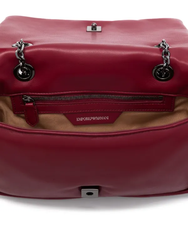 Emporio Armani キルティング ショルダーバッグ | レッド | FARFETCH JP