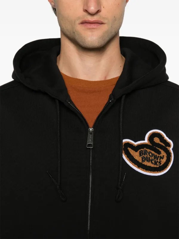 Carhartt WIP Hooded Brown Ducks Jacket | Black | FARFETCH