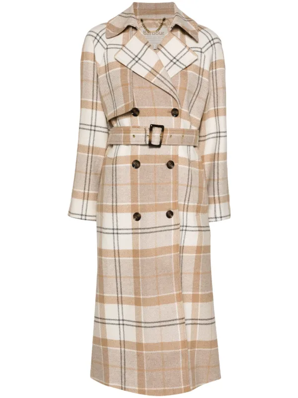 Barbour Claudette Trench Coat Neutrals FARFETCH AO