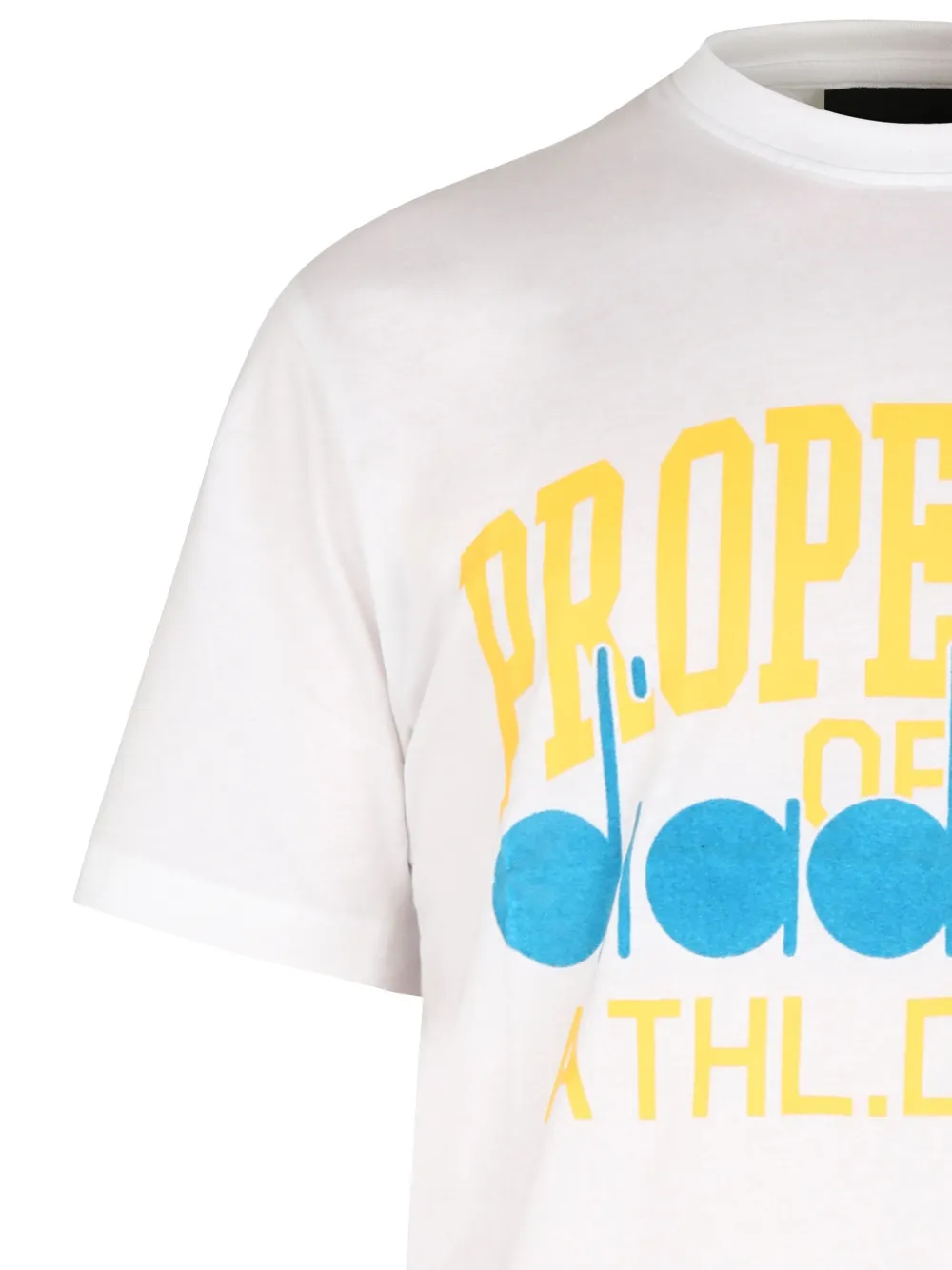 Diadora Junior T-shirt met logoprint Wit