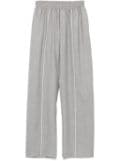 Ssheena piped-trim trousers - Grey