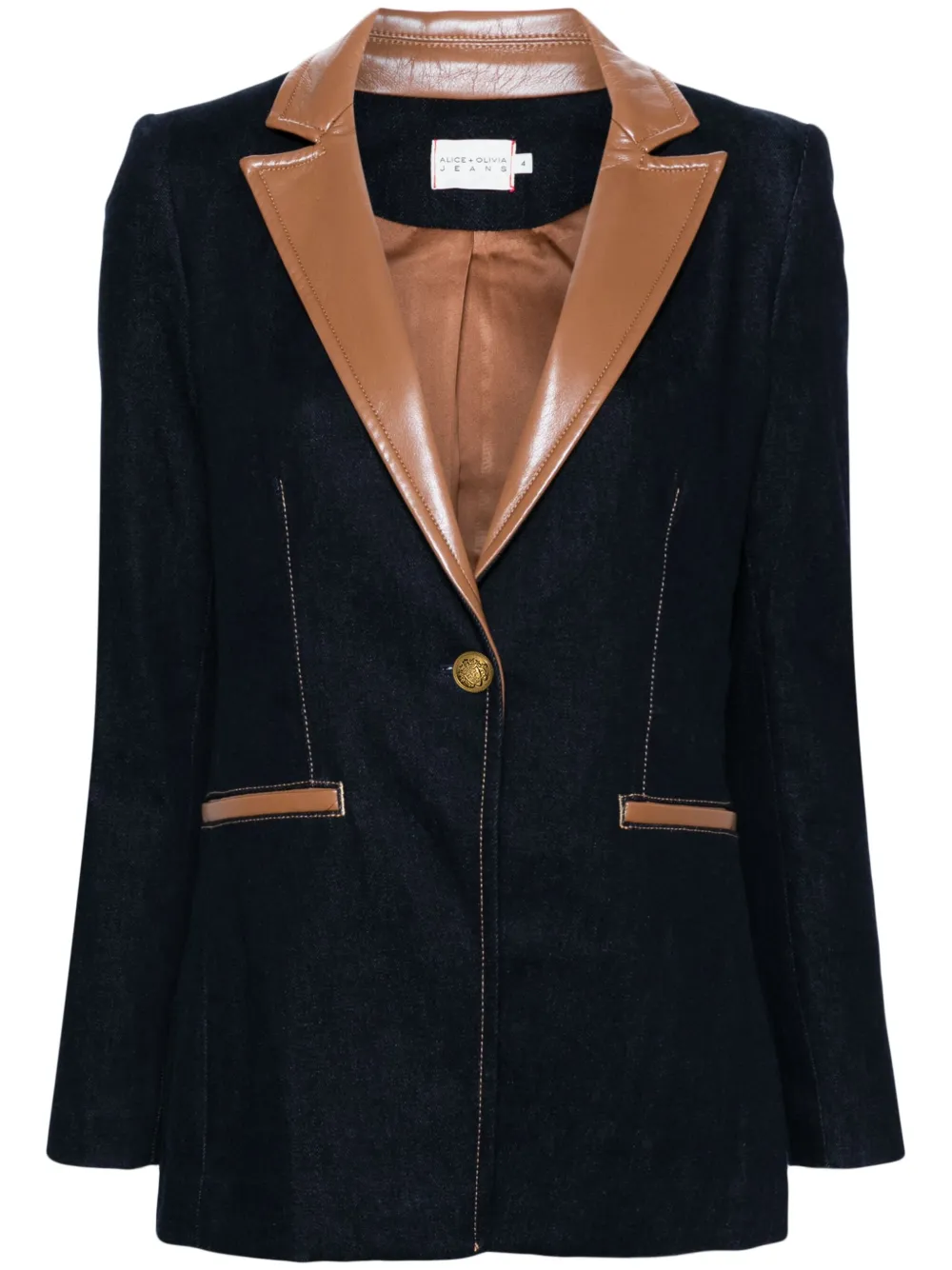 Alice + olivia Breann blazer Blauw