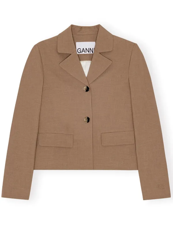 ganni ジャケット ganni シングルジャケット