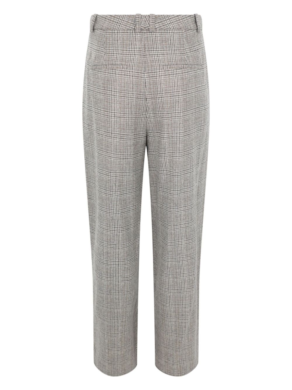 Vince plaid-check trousers - Grijs