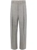 Vince plaid-check trousers - Grey