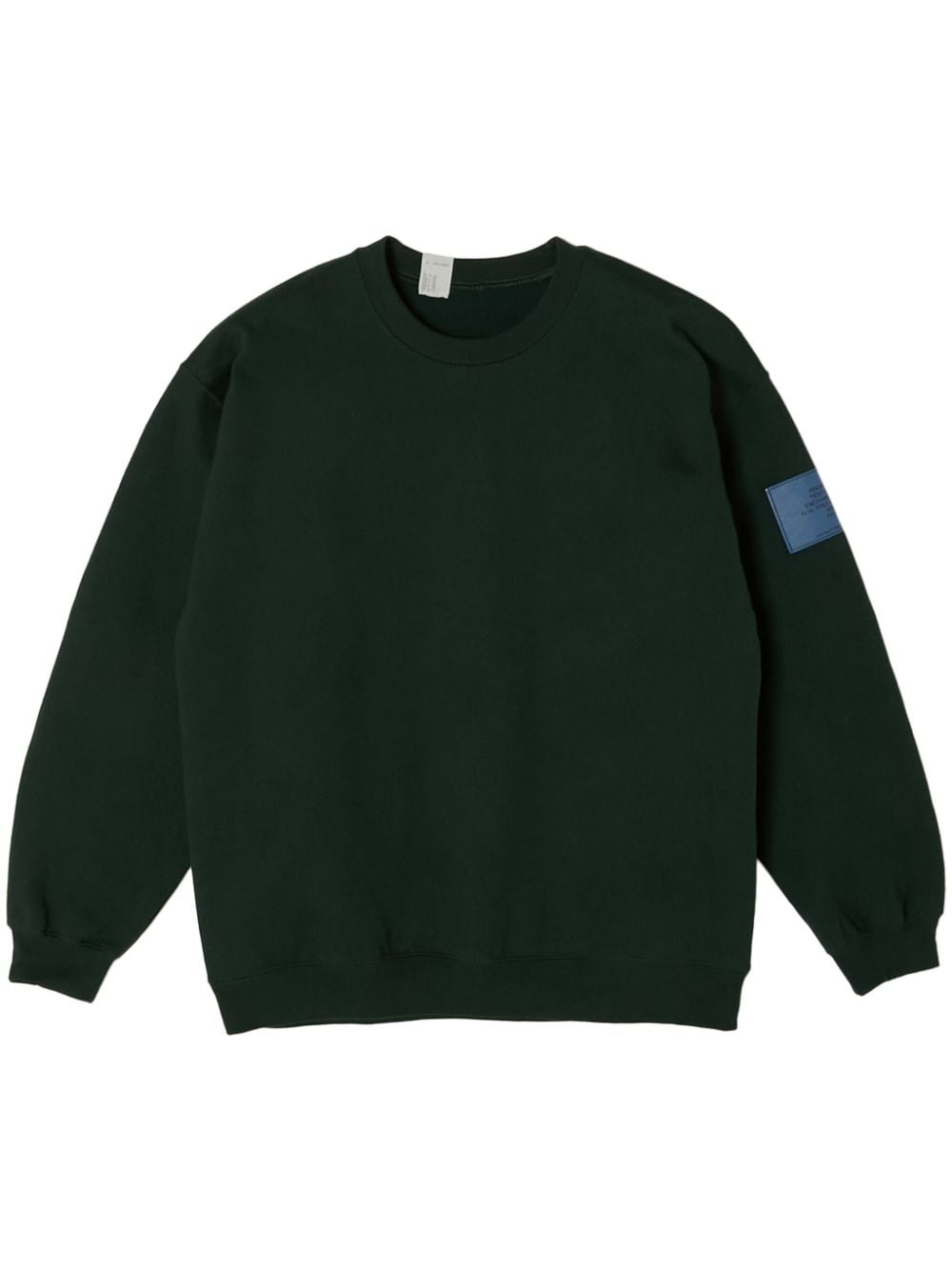 N.HOOLYWOOD logo-appliqué sweatshirt - Verde