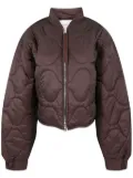AGOLDE Iona quilted jacket - Red