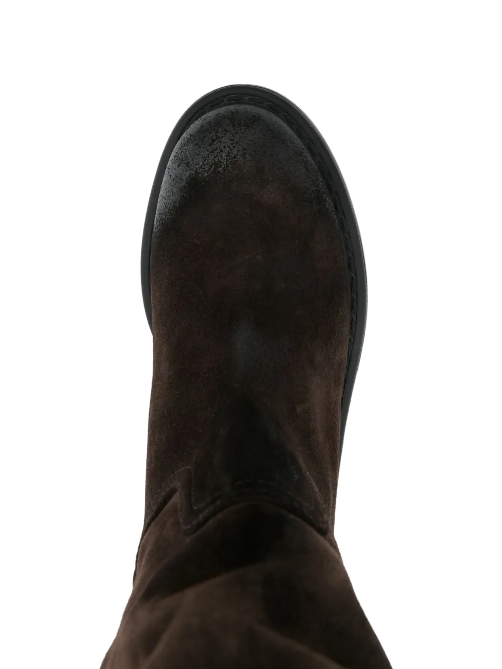 Miu suede boots Brown