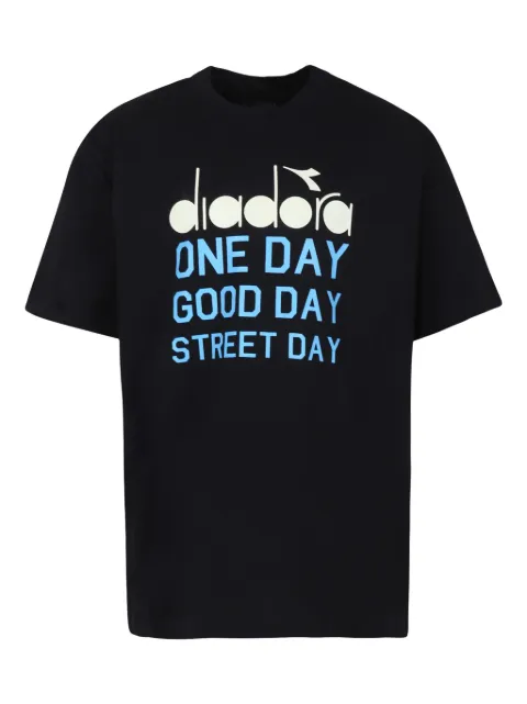 Diadora Junior text-print T-shirt