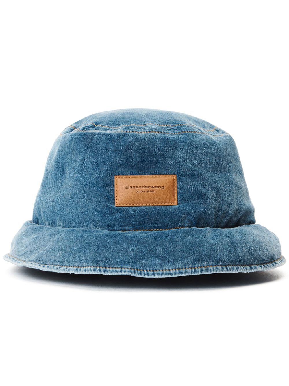 Alexander Wang denim bucket hat - Blue