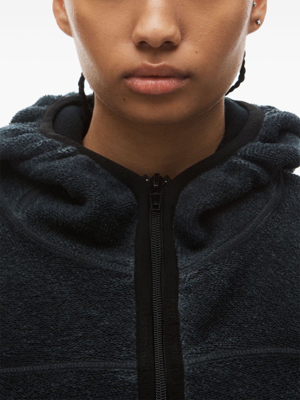 Alexander Wang zip-up cotton hoodie Men