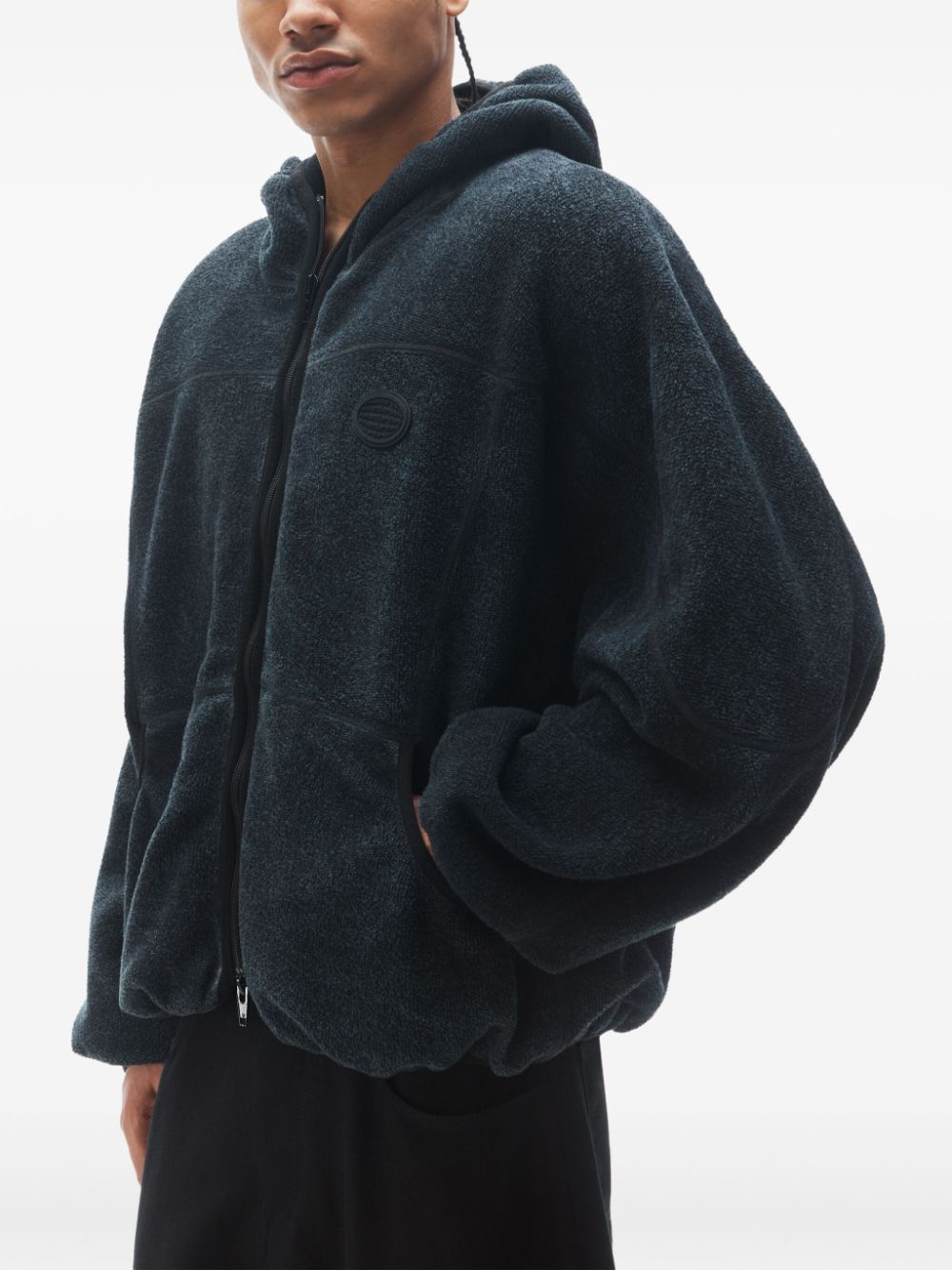 Alexander Wang zip-up cotton hoodie Men