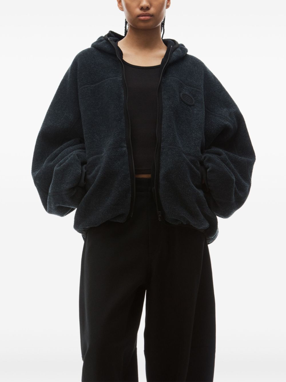 Alexander Wang zip-up cotton hoodie Men