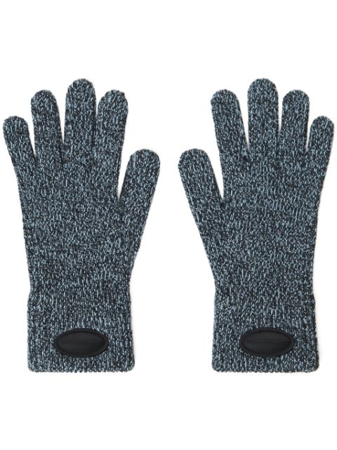 Alexander Wang logo-patch gloves Women