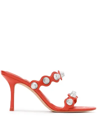 【Alexander Wang】Riot 85mm グラディエーターサンダル Gray Riot 85mm Gladiator Heeled Sandals by Alexander Wang on