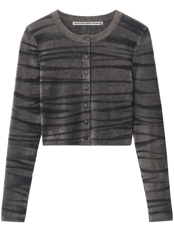 alexanderwang ダークグレー カーディガン