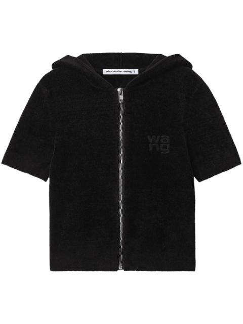 Alexander Wang logo-embossed hoodie Women