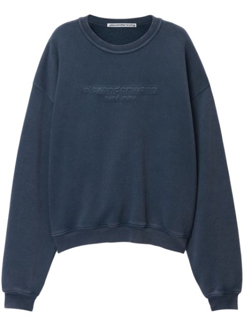 Alexander Wang logo-embossed sweatshirt Men